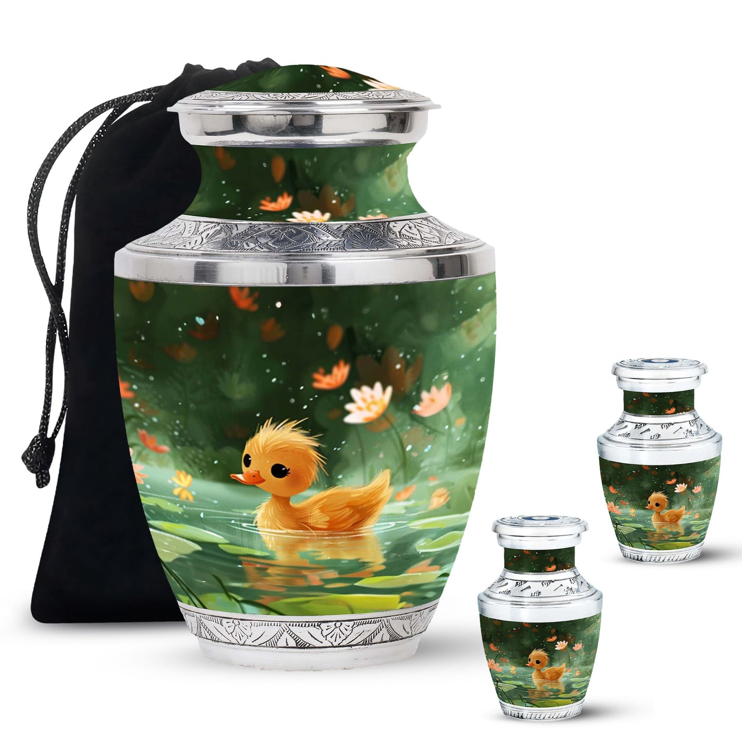 Personalized Bird Cremation Urn for Adults - 10-inch, 200 cu in - Yatskia