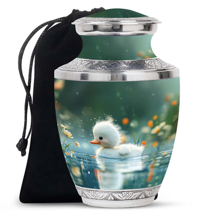 Personalized Bird Memorial Urn for Women - 10-inch, 200 cu in - Yatskia