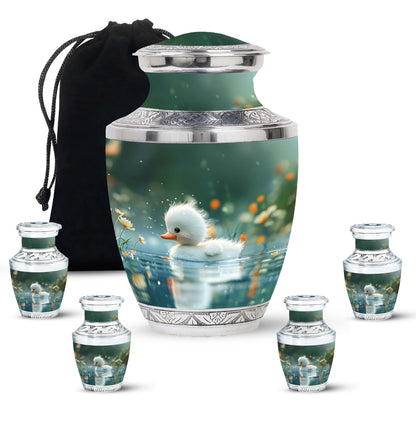 Personalized Bird Memorial Urn for Women - 10-inch, 200 cu in - Yatskia