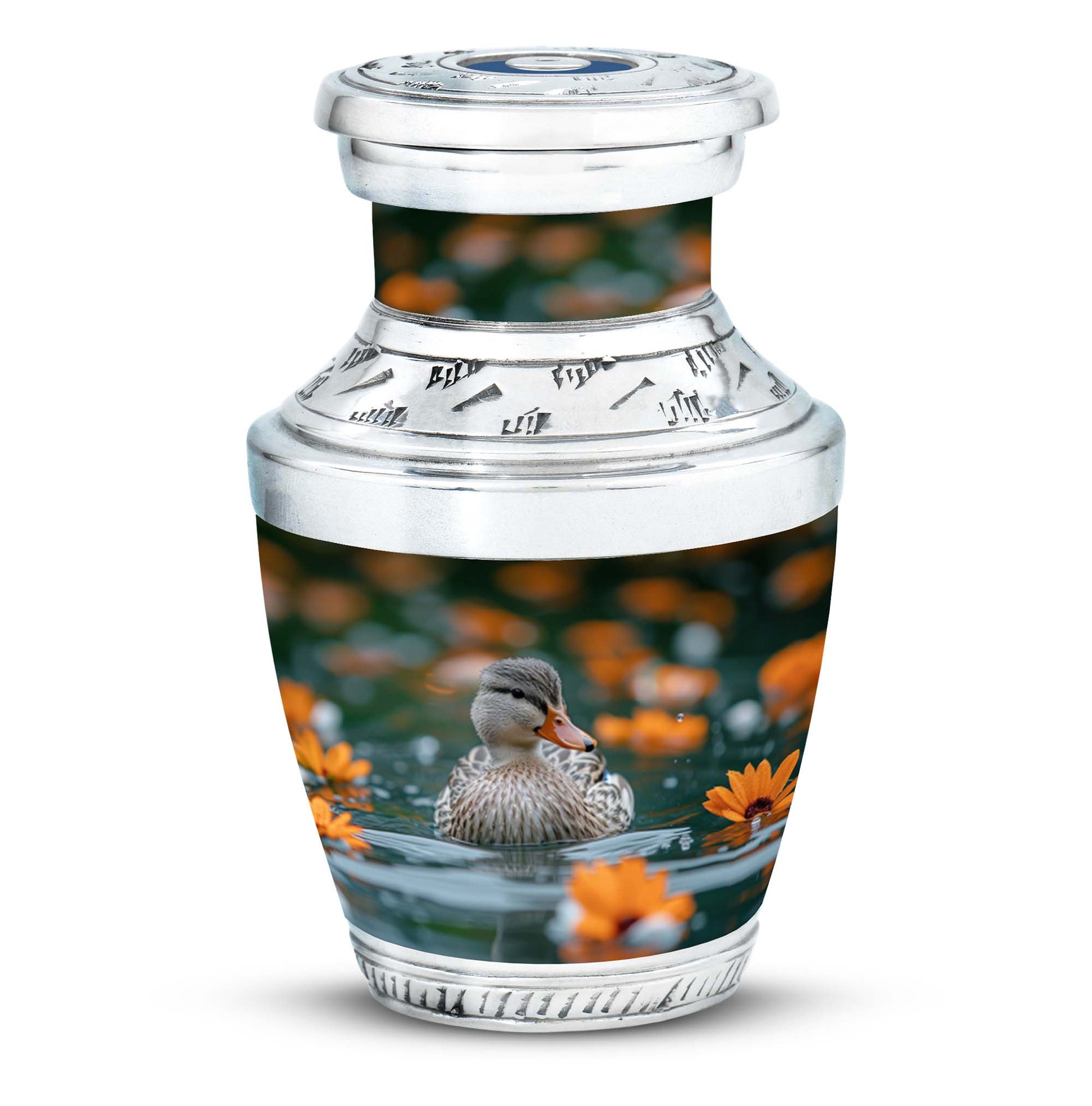 Duck Urn Memorial For Women - Funeral Cremation Urn For Ashes