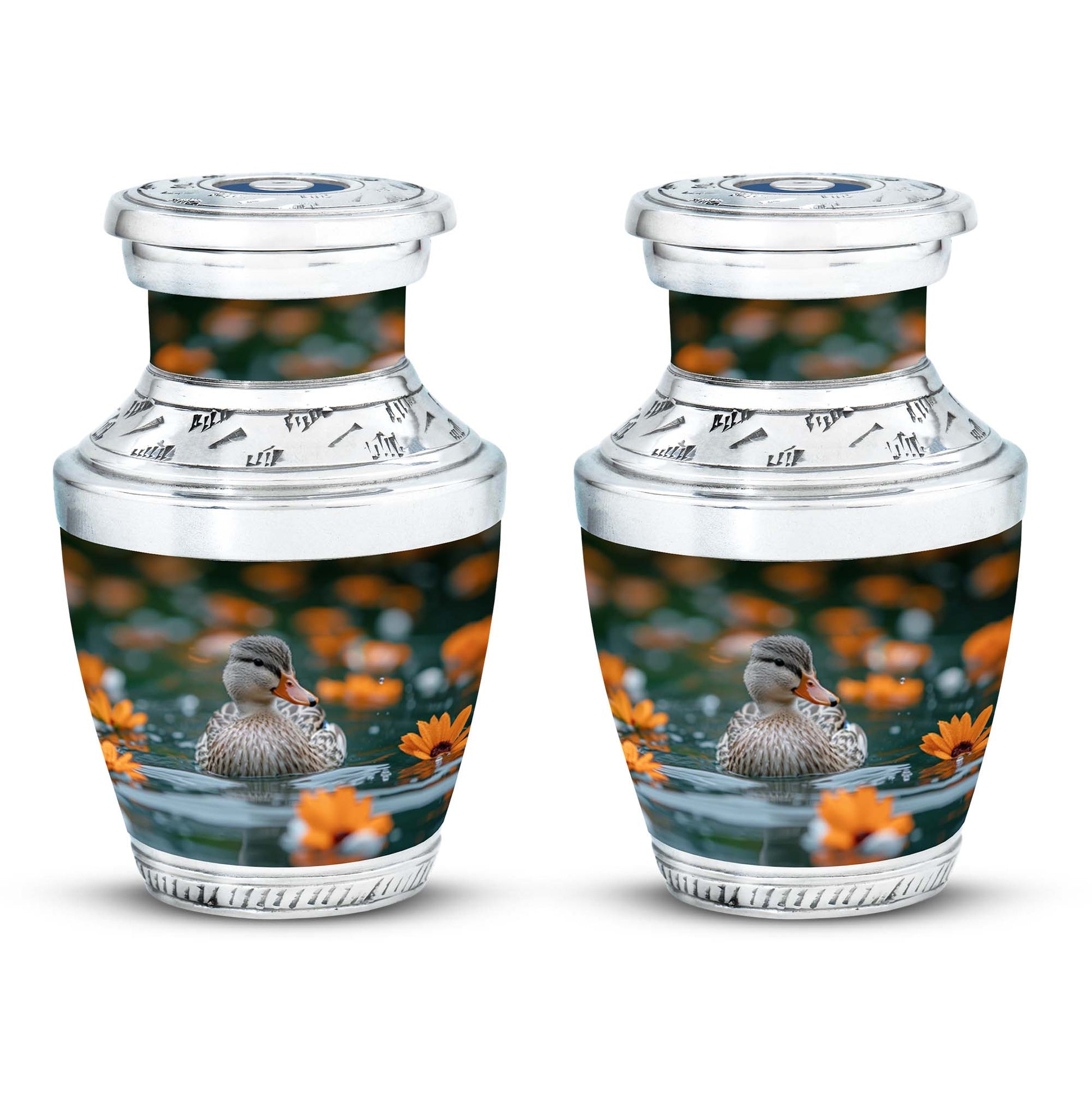 Duck Urn Memorial For Women - Funeral Cremation Urn For Ashes