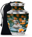 Duck Urn Memorial For Women - Funeral Cremation Urn For Ashes