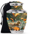 Duckling Memorial Urn For Human Ashes - Large Urn For Women