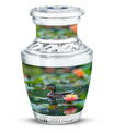 Duck Funeral Urn For Ashes - Green Cremation Urn For Men & Women