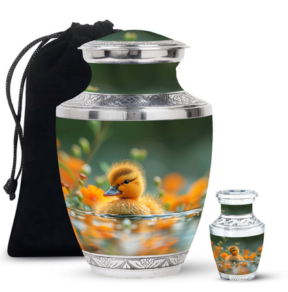 Personalized Bird Cremation Urn for Human Ashes - 10-inch, 200 cu in - Yatskia