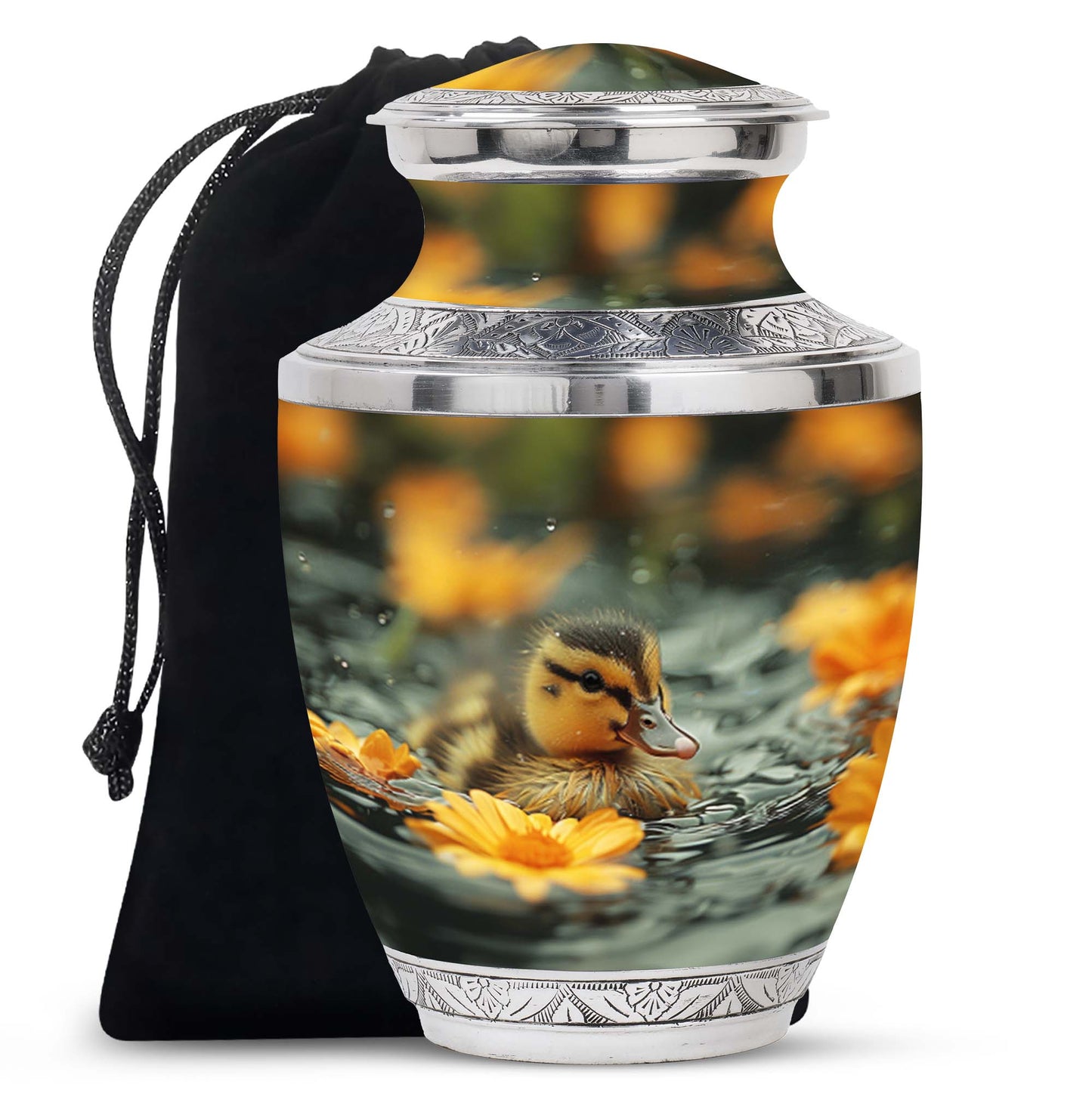 Personalized Bird Memorial Urn for Human Ashes - 10-inch, 200 cu in - Yatskia