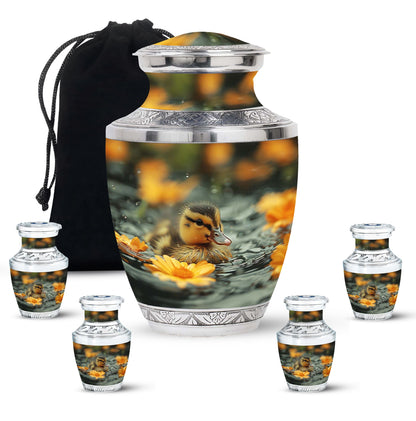 Personalized Bird Memorial Urn for Human Ashes - 10-inch, 200 cu in - Yatskia