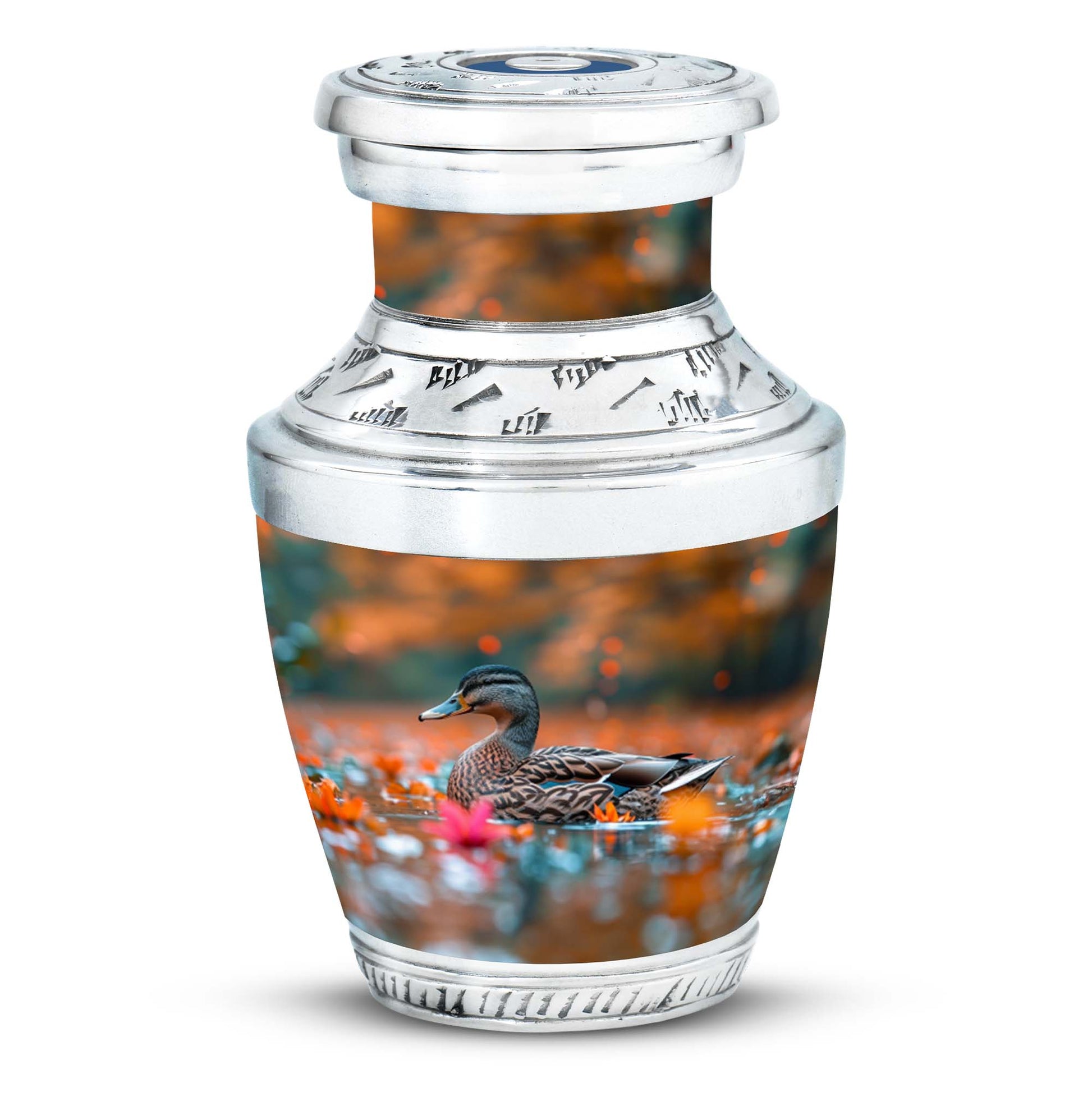 Duck Cremation Ashes Memorial Urn - Funeral Urn For Men & Women