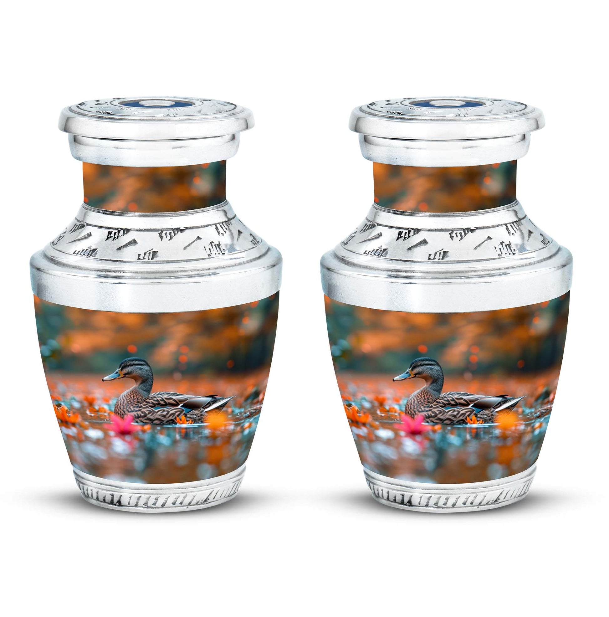 Duck Cremation Ashes Memorial Urn - Funeral Urn For Men & Women