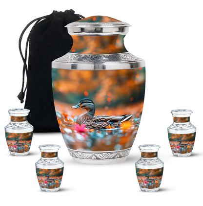 Personalized Bird Cremation Urn for Men & Women - 10-inch, 200 cu in - Yatskia