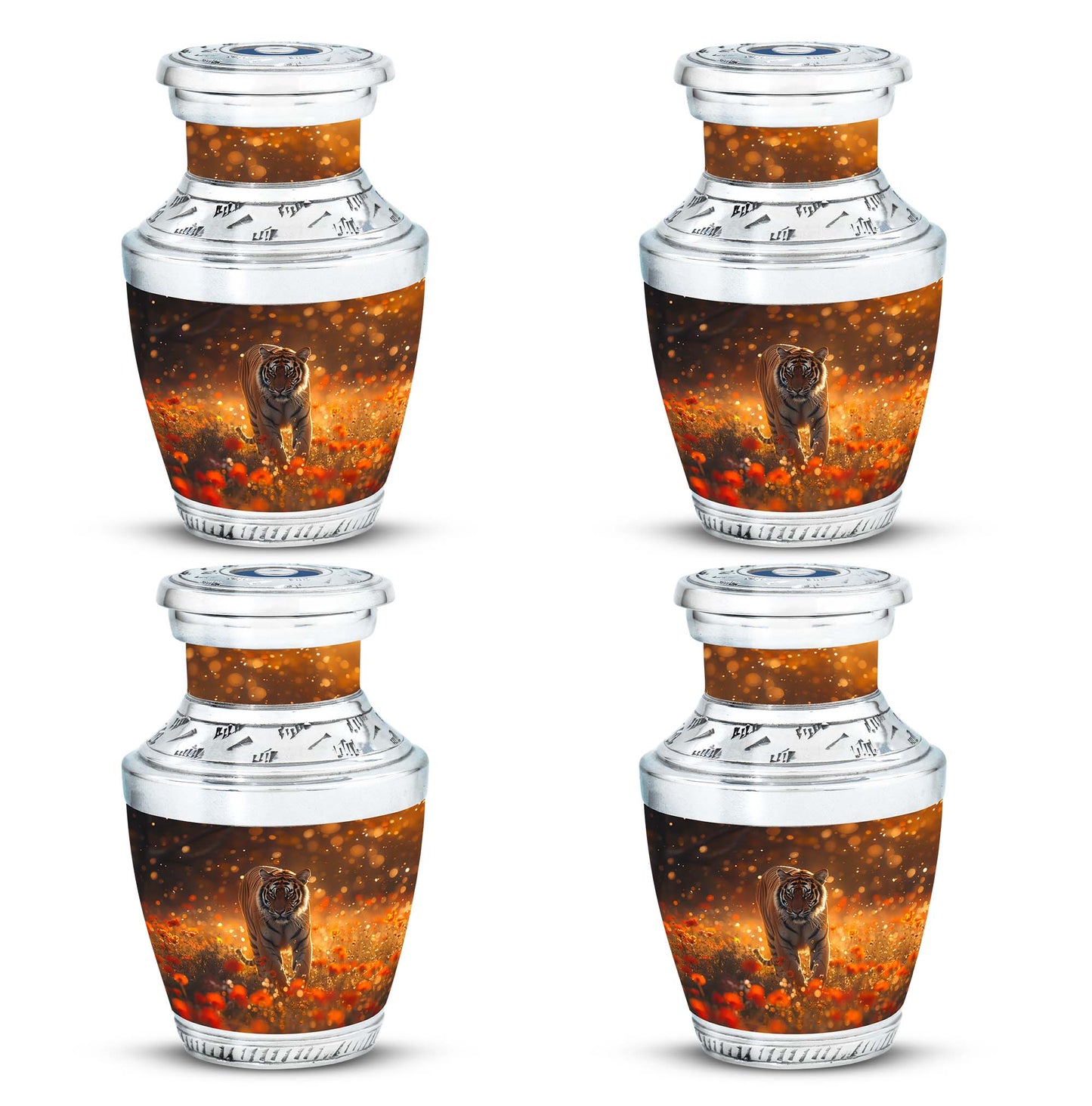 Personalized Tiger Cremation Urn for Human Ashes - 10-inch, 200 cu in - Yatskia