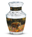 Bengal Tiger Urn Combo Set  - Large & Keepsake Urn Set For Funeral