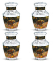 Bengal Tiger Urn Combo Set  - Large & Keepsake Urn Set For Funeral
