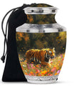 Bengal Tiger Urn Combo Set  - Large & Keepsake Urn Set For Funeral