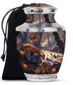 Resting Tiger Cremation Urns For Human Ashes - Urns For Men & Women