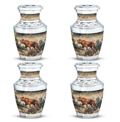 Personalized Tiger Cremation Urn for Adults - 10-inch, 200 cu in - Yatskia