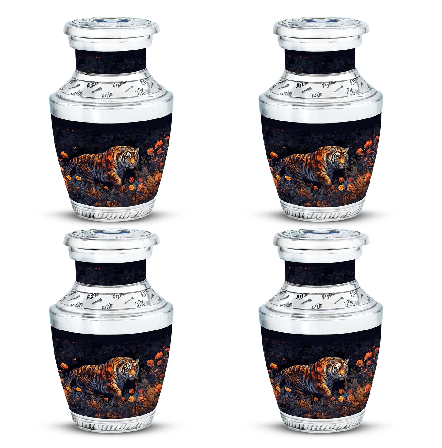 Personalized Tiger Cremation Urn for Human Ashes - 10-inch, 200 cu in - Yatskia
