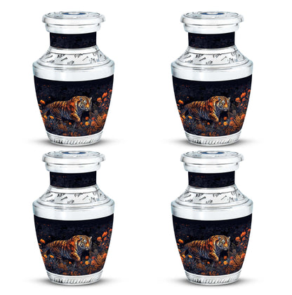 Personalized Tiger Cremation Urn for Human Ashes - 10-inch, 200 cu in - Yatskia