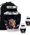 Hungry Black Tiger Cremation Urn - Burial Urn For Ashes