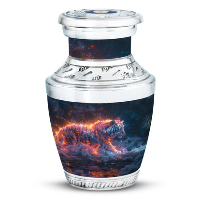 Personalized Tiger Cremation Urn for Adult - 10-inch, 200 cu in - Yatskia
