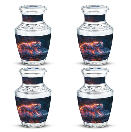 Personalized Tiger Cremation Urn for Adult - 10-inch, 200 cu in - Yatskia