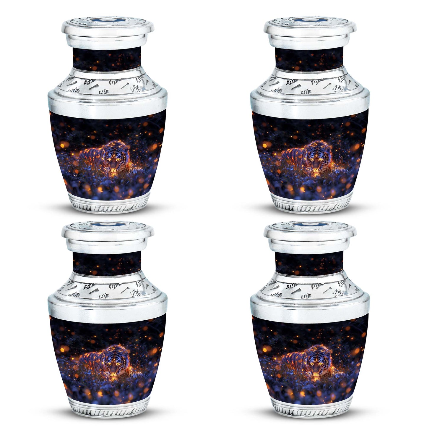 Personalized Tiger Cremation Urn for Mom - 10-inch, 200 cu in - Yatskia