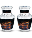 Tiger Cremation Urn - Artistic Black Decorative Urn For Hunan Ashes