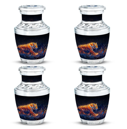 Personalized Tiger Cremation Urn for Mom - 10-inch, 200 cu in - Yatskia