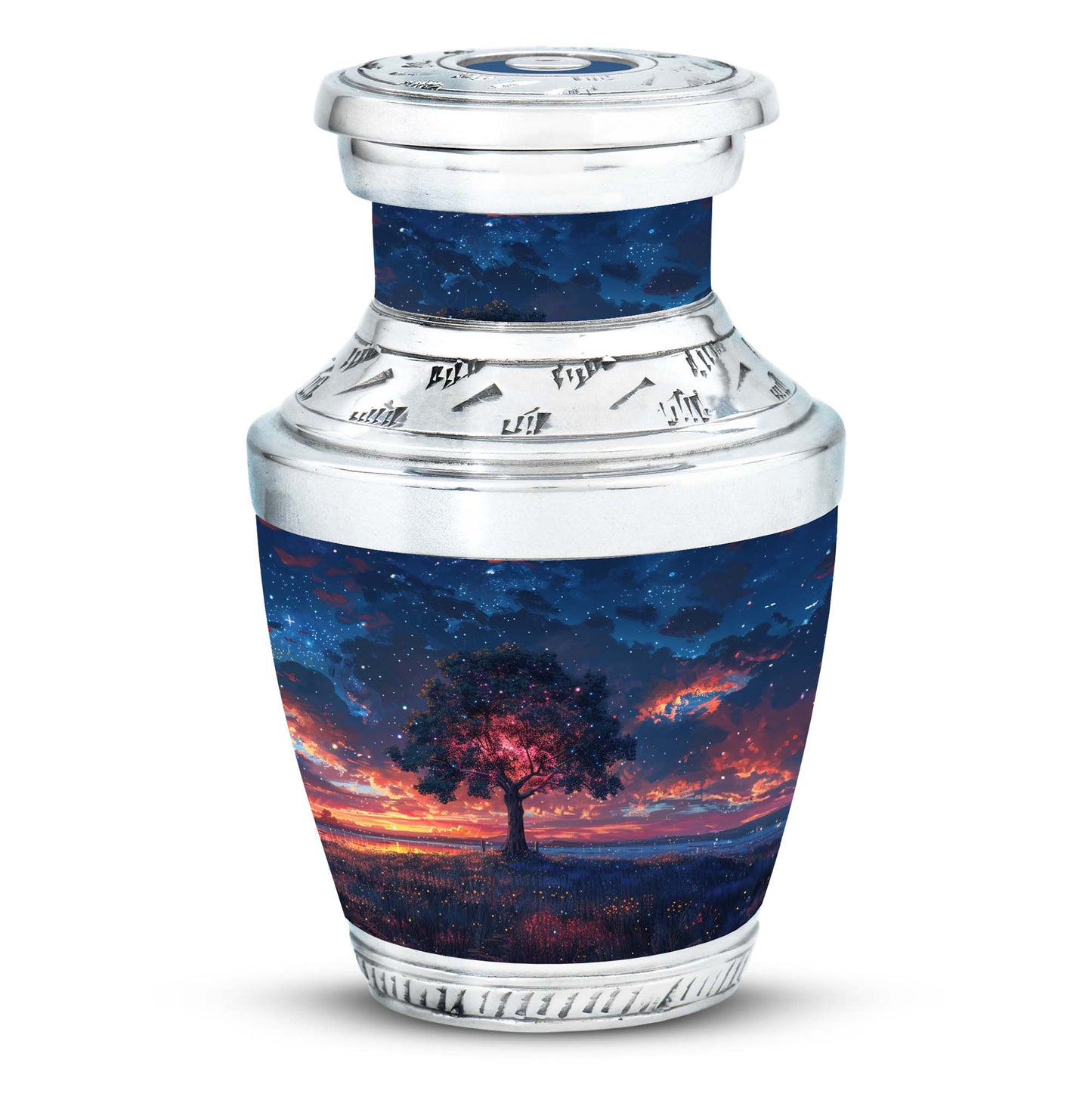 Personalized Tree of Life Cremation Urn for Human Ashes - 10-inch, 200 cu in - Yatskia
