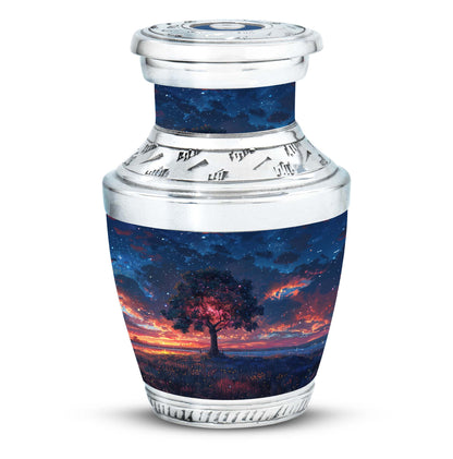 Personalized Tree of Life Cremation Urn for Human Ashes - 10-inch, 200 cu in - Yatskia
