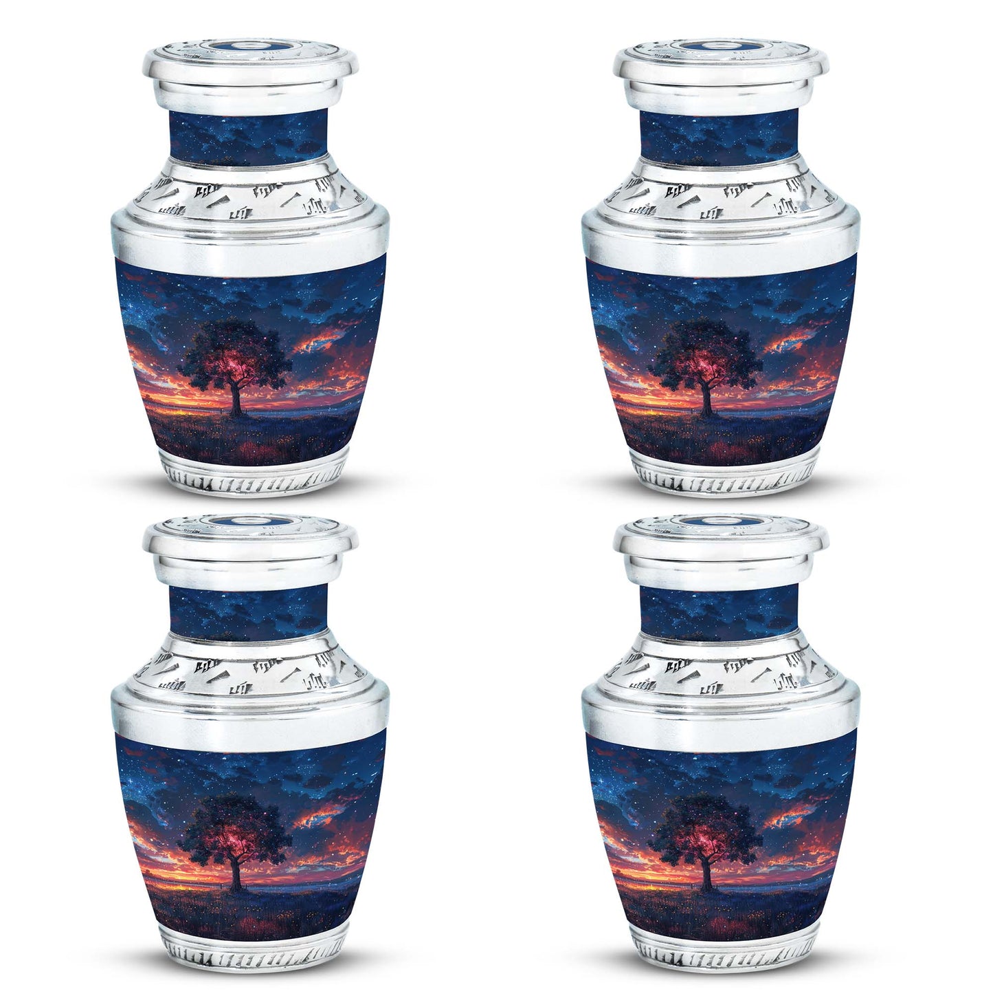 Personalized Tree of Life Cremation Urn for Human Ashes - 10-inch, 200 cu in - Yatskia