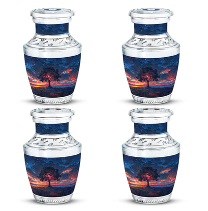 Personalized Tree of Life Cremation Urn for Human Ashes - 10-inch, 200 cu in - Yatskia