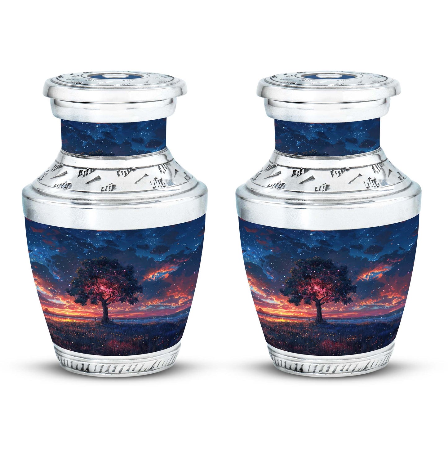 Personalized Tree of Life Cremation Urn for Human Ashes - 10-inch, 200 cu in - Yatskia