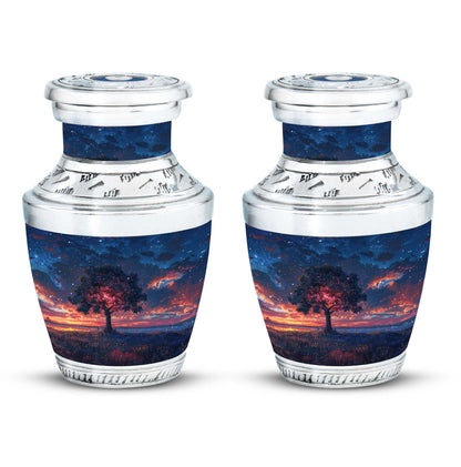 Personalized Tree of Life Cremation Urn for Human Ashes - 10-inch, 200 cu in - Yatskia