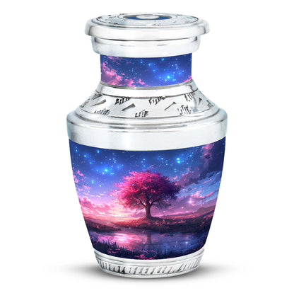 Pink Personalized Pink Cremation Urn for Women - 10-inch, 200 cu in - Yatskia