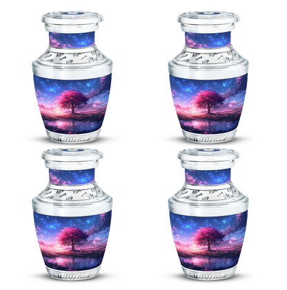 Pink Personalized Pink Cremation Urn for Women - 10-inch, 200 cu in - Yatskia