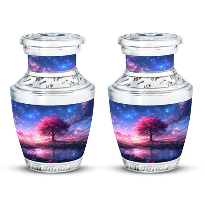 Pink Personalized Pink Cremation Urn for Women - 10-inch, 200 cu in - Yatskia