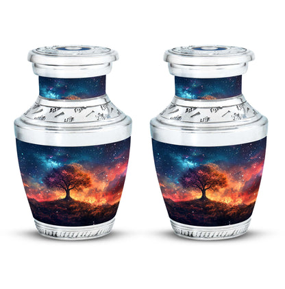 Personalized Tree of Life Keepsake Urn for Women - 10-inch, 200 cu in - Yatskia