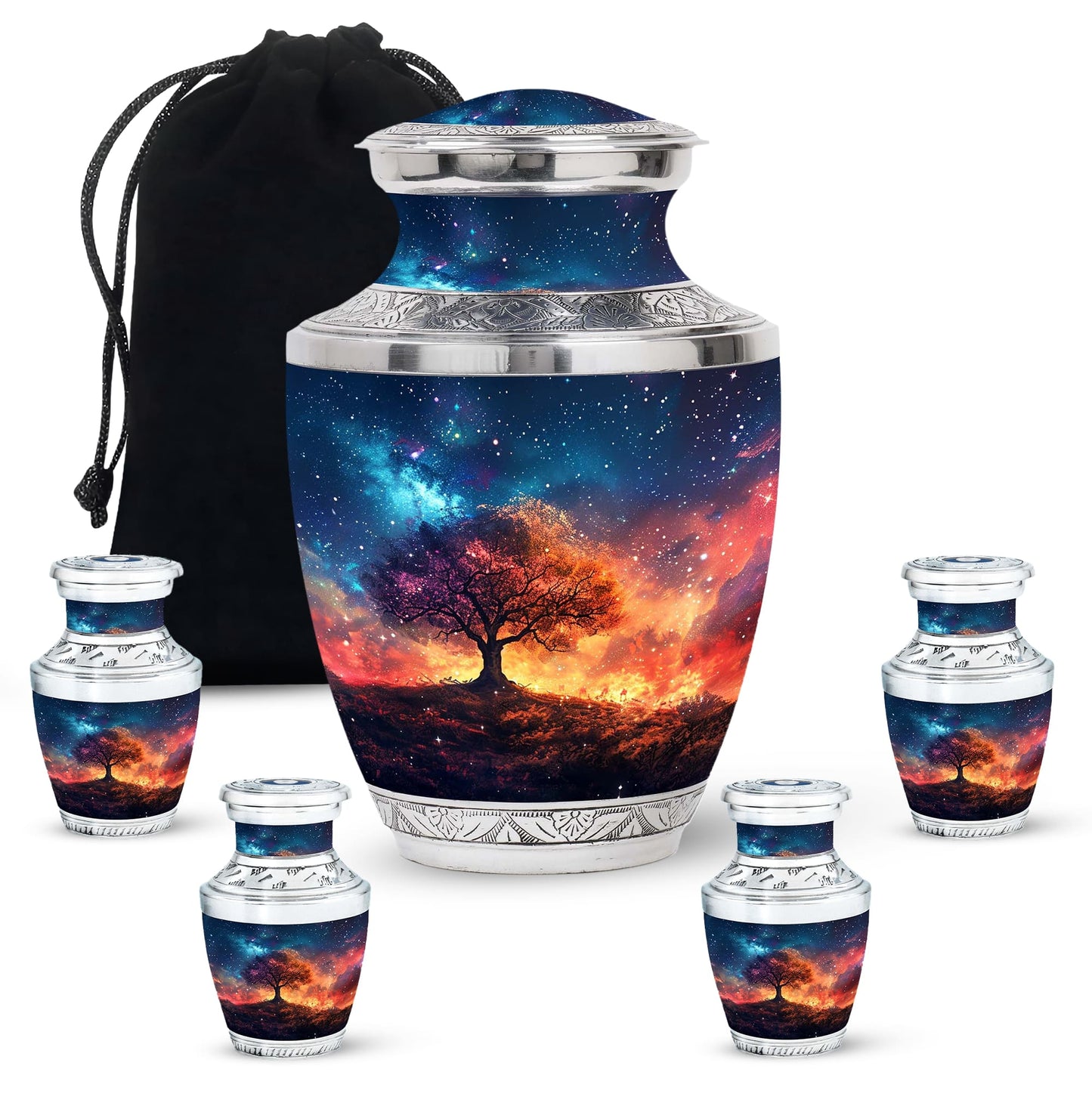 Personalized Tree of Life Keepsake Urn for Women - 10-inch, 200 cu in - Yatskia