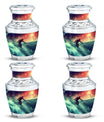 Surfing Man In Ocean - Decorative Unique Urn For Ashes Adult Male