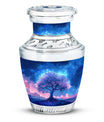 Tree of Life Burial Urn – Beautiful Artistic Blue Urn For Funeral Ashes