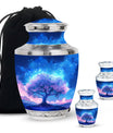 Tree of Life Burial Urn – Beautiful Artistic Blue Urn For Funeral Ashes