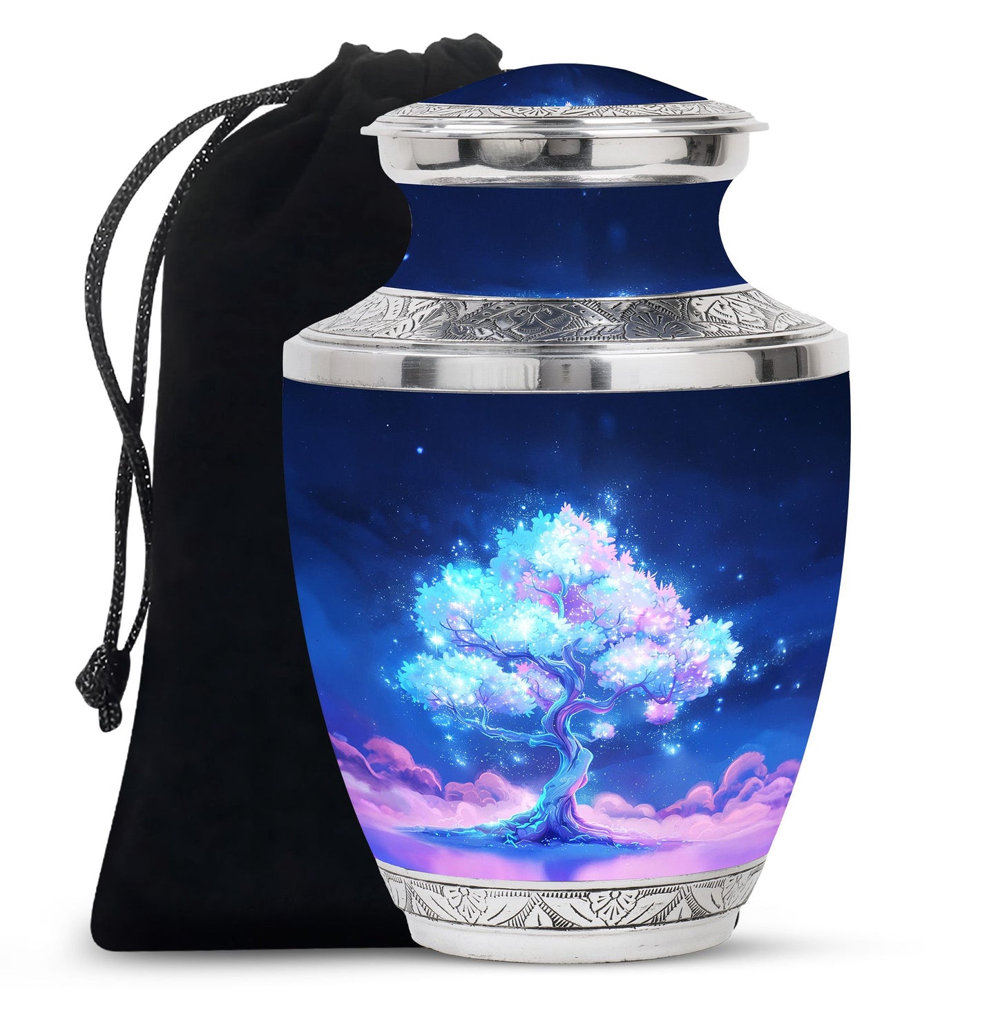 Mystical Tree Memorial Urn for Nature Lovers Cremation Keepsake
