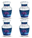 Night Pink Tree Cremation Urn - Beautiful Night Sky Burial Urn For Women
