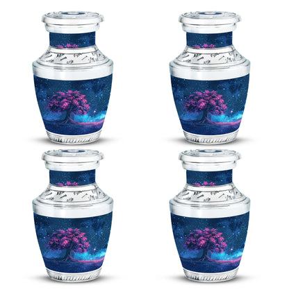 Pink Personalized Star Cremation Urn for Women - 10-inch, 200 cu in - Yatskia