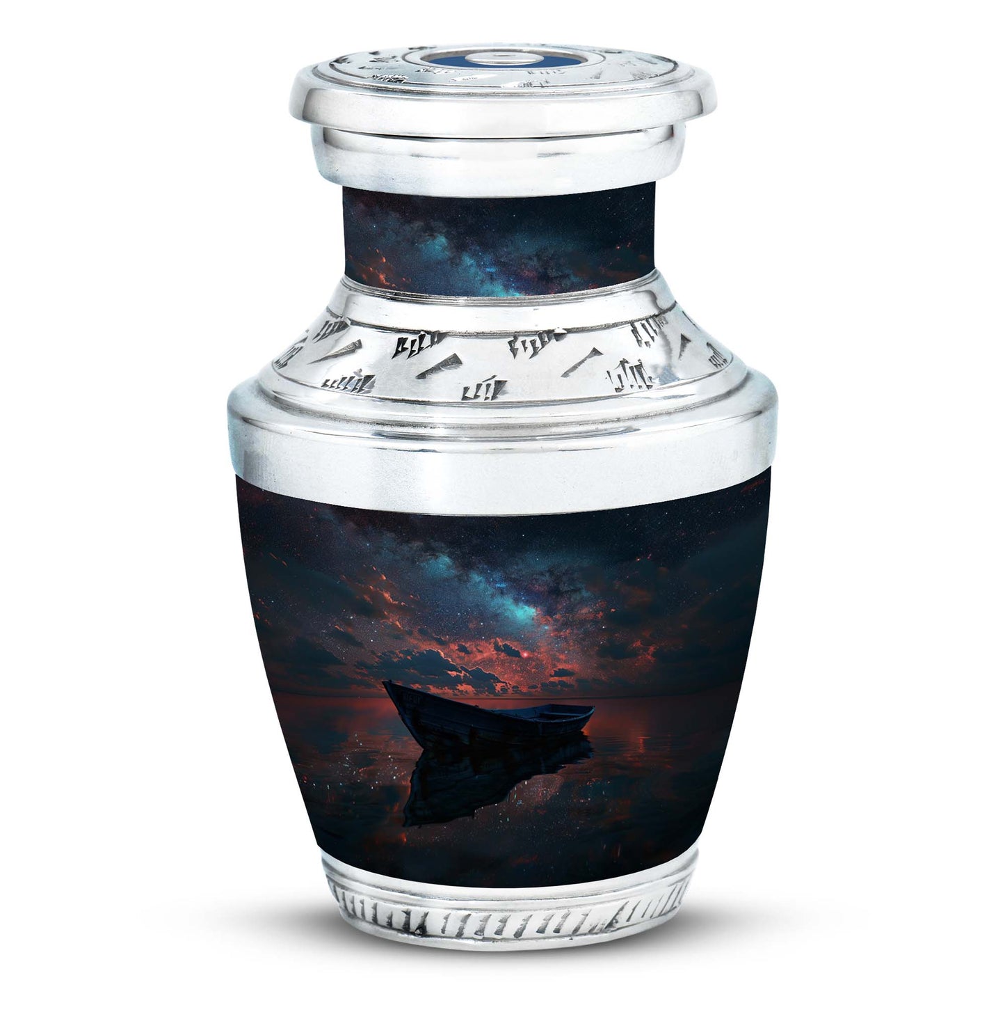 Personalized Boat Memorial Urn for Human Ashes - 10-inch, 200 cu in - Yatskia