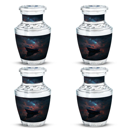 Personalized Boat Memorial Urn for Human Ashes - 10-inch, 200 cu in - Yatskia