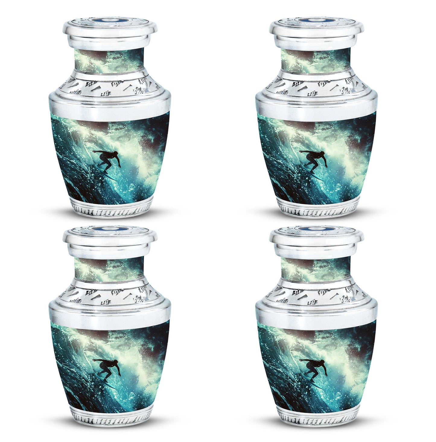 Personalized Ocean Cremation Urn for Human Ashes - 10-inch, 200 cu in - Yatskia