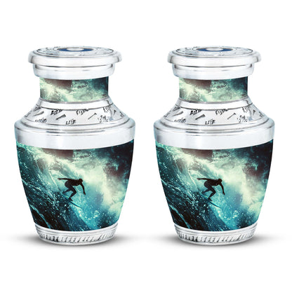 Personalized Ocean Cremation Urn for Human Ashes - 10-inch, 200 cu in - Yatskia