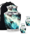 Surfer-Ocean Themed Cremation Urn - Urns For Ashes Large